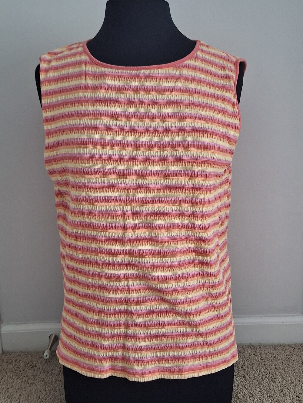 Talbots Striped Sleeveless Top